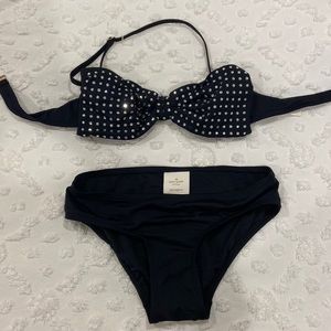 Kate Spade Rhinestone Bow Bikini